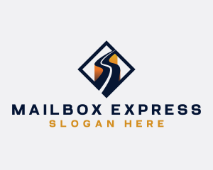 Logistics Express Highway logo design