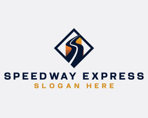 Logistics Express Highway logo design