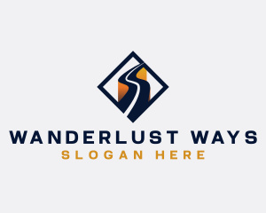 Logistics Express Highway logo design