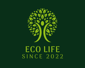 Meditation Eco Park Wellness logo design