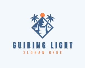 Island Travel Adventure logo design