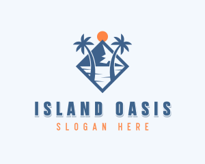 Island Travel Adventure logo design