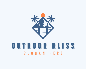 Island Travel Adventure logo design