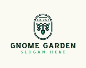 Shovel Plant Garden logo design