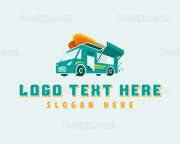 Corn Dog Food Trailer Logo