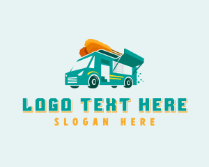 Corn Dog Food Trailer logo