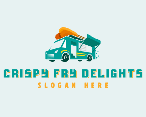 Corn Dog Food Trailer logo design