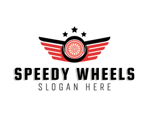 Automotive Tire Wings logo design