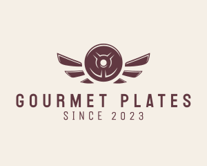 Weight Plate Wings logo design