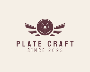 Weight Plate Wings logo design