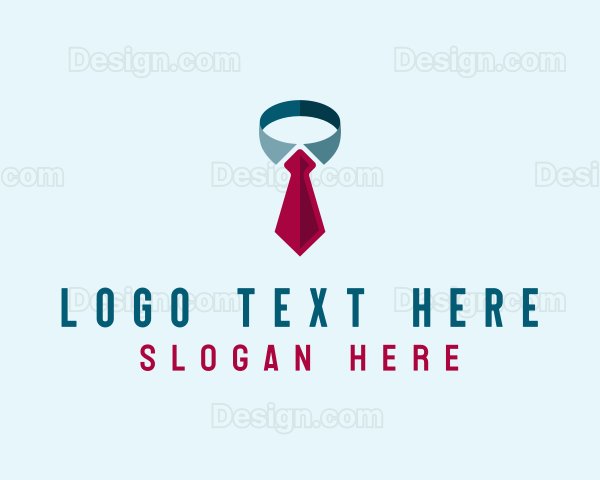 Professional Businessman Tie Logo