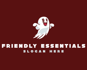 Friendly Spooky Ghost logo