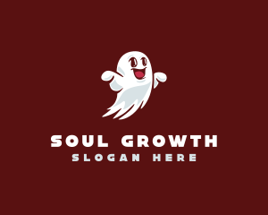 Friendly Spooky Ghost logo