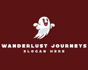 Friendly Spooky Ghost logo
