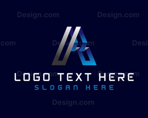 Technology Business Letter A Logo