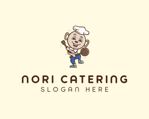 Cookware Chef Cartoon logo design