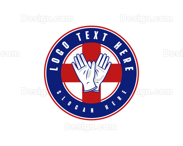 Medical Glove Surgeon Logo