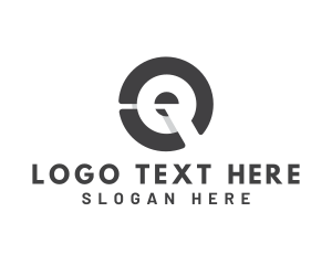 Modern Circle Letter Q logo design