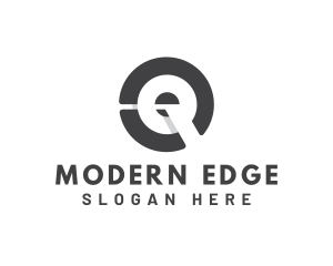 Modern Circle Letter Q logo