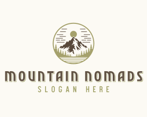 Mountain Peak Trekking  logo design