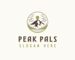 Mountain Peak Trekking  logo design