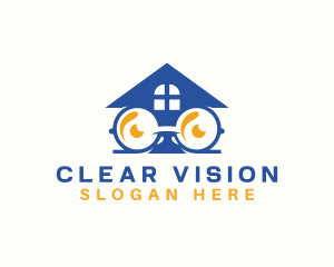 Smart House Eyeglasses logo design