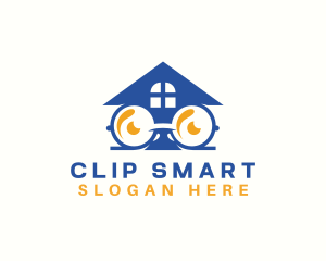 Smart House Eyeglasses logo design