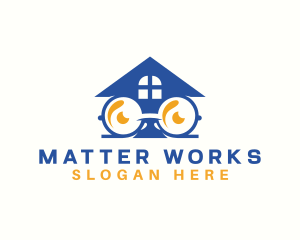 Smart House Eyeglasses logo design