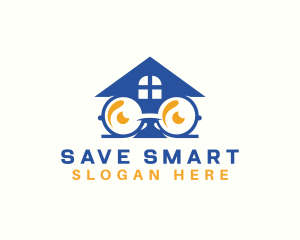 Smart House Eyeglasses logo design