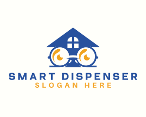 Smart House Eyeglasses logo design