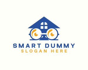 Smart House Eyeglasses logo design