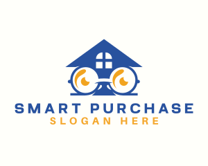 Smart House Eyeglasses logo design