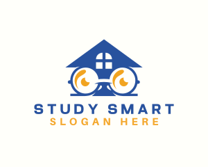 Smart House Eyeglasses logo design