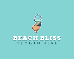 State Beach Travel logo design