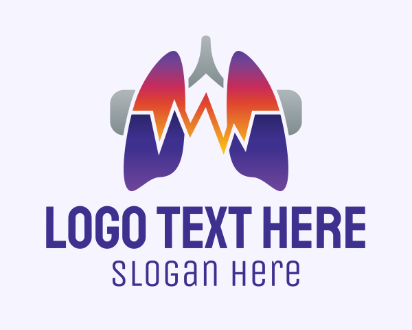 Lung logo example 4