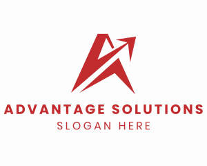 Logistics Arrow Courier logo design