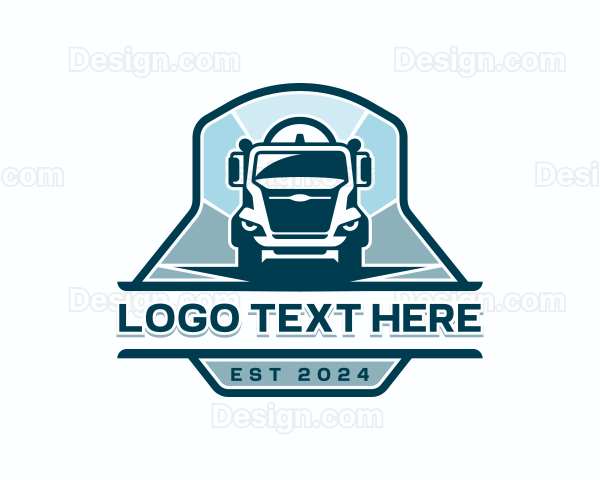 Fuel Truck Vehicle Logo