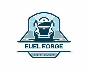 Fuel Truck Vehicle logo design