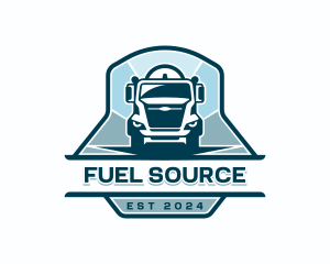 Fuel Truck Vehicle logo design