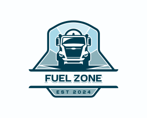 Fuel Truck Vehicle logo design