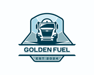 Fuel Truck Vehicle logo design