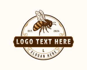 Honey Bee Apiculture Logo