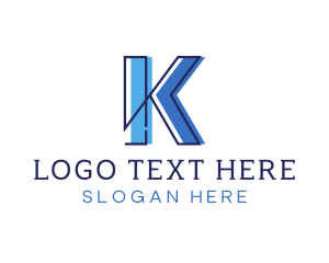 Modern Creative Letter K logo
