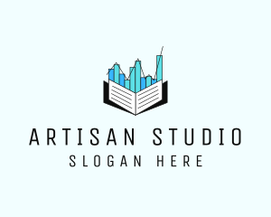 Stocks Market Book  logo design