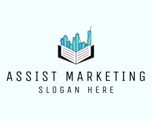 Stocks Market Book  logo design