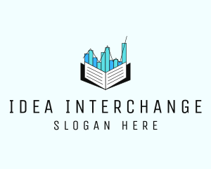 Stocks Market Book  logo design