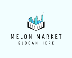 Stocks Market Book  logo design