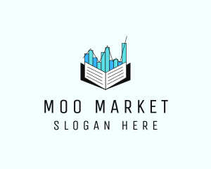 Stocks Market Book  logo design