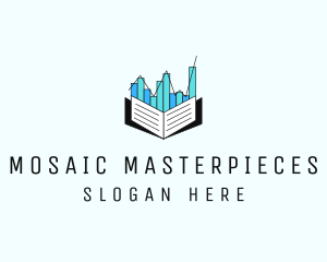 Stocks Market Book  logo design