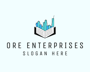 Stocks Market Book  logo design